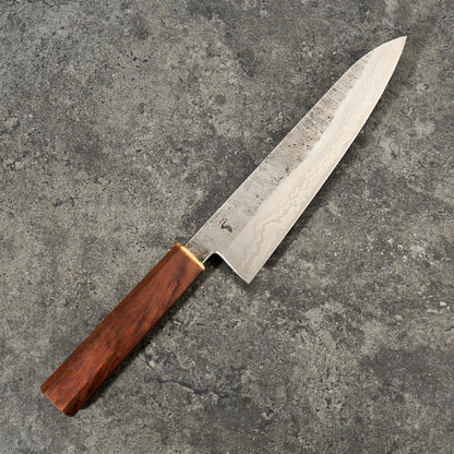 Spåre X OB Gyuto 220mm Modern Wrought Aogami Super Core