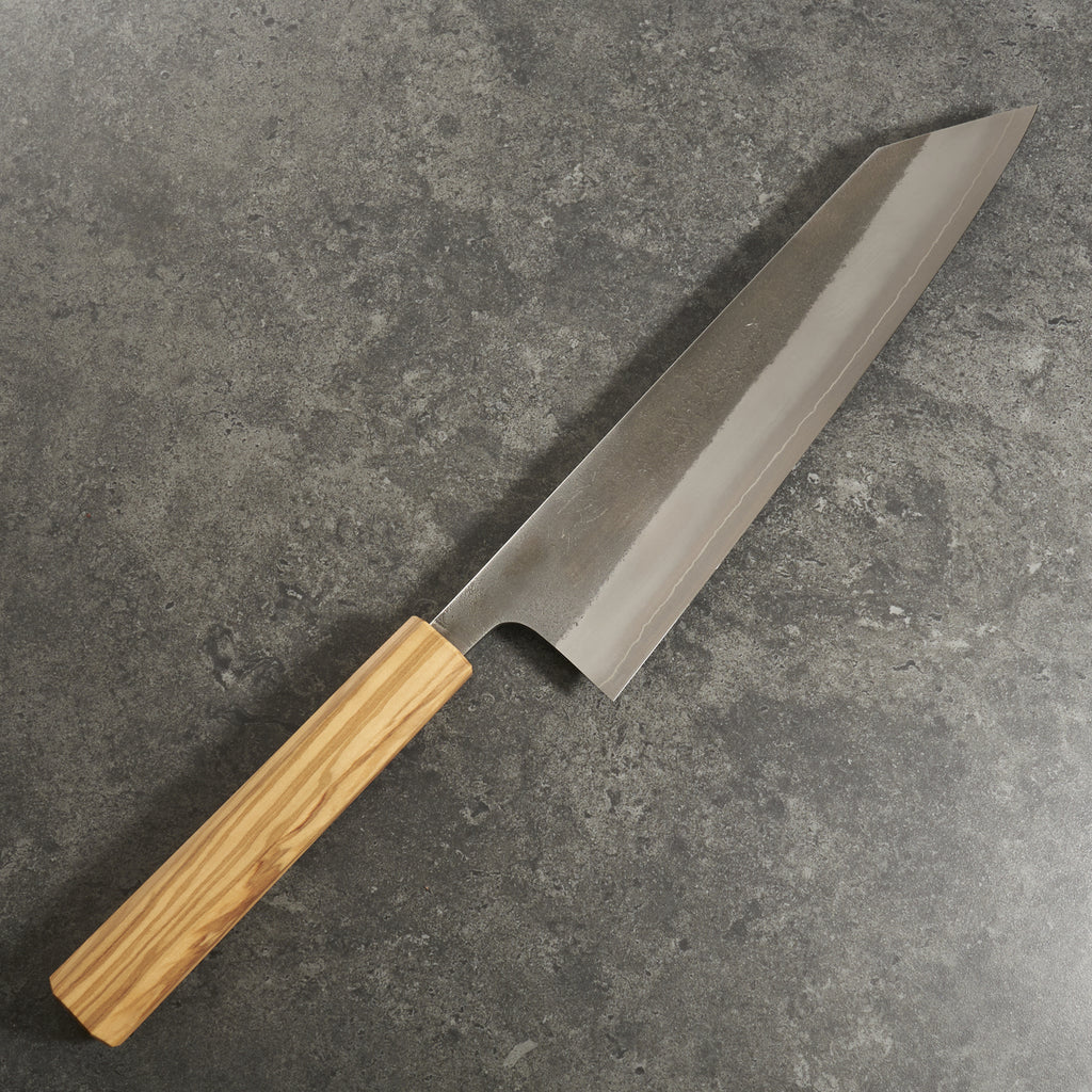 Yoshikane SKD Kiritsuke 240mm with Mono Olive Wood Handle - Blade