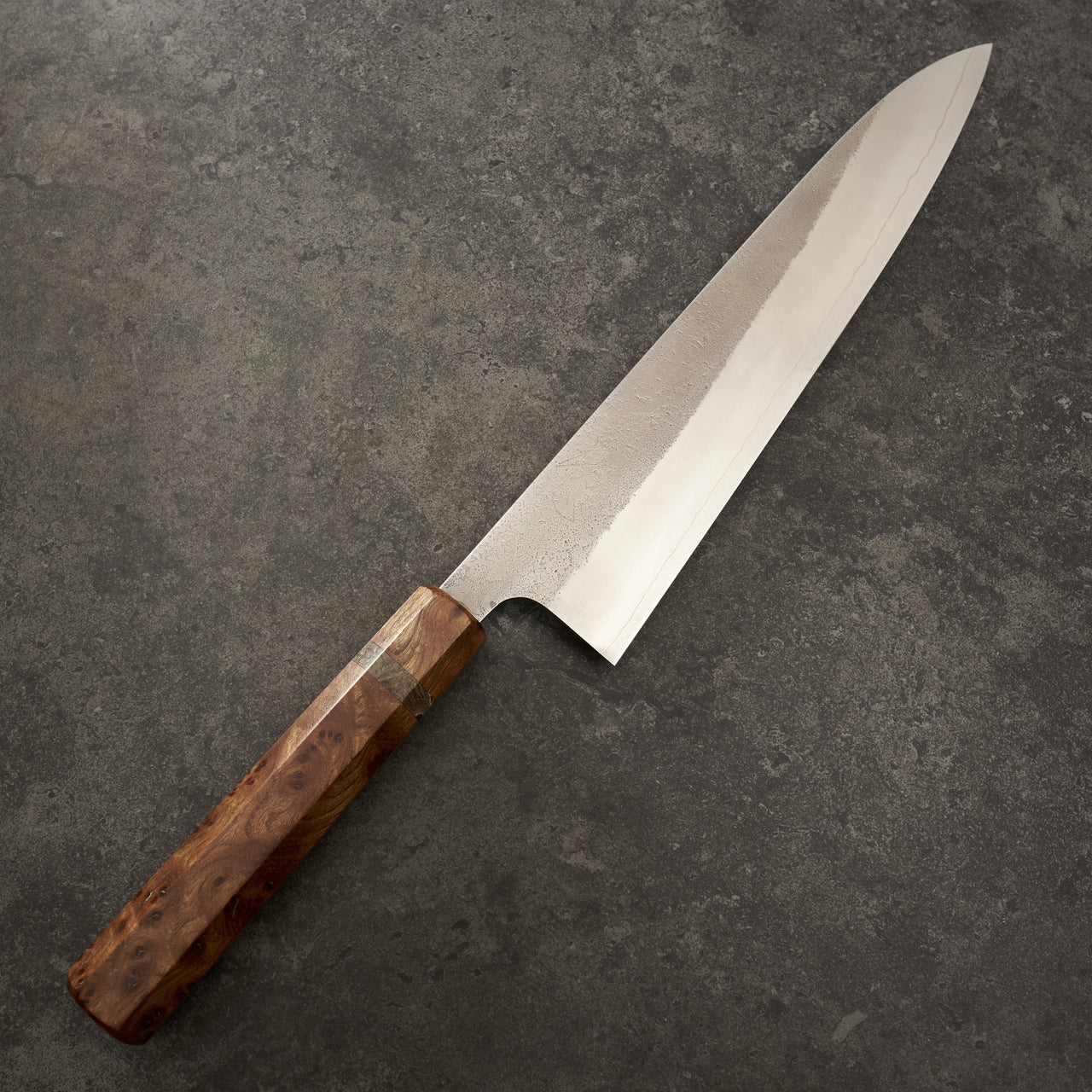 Yoshikane X Isasmedjan SKD Gyuto 240mm Custom Handle - Blade