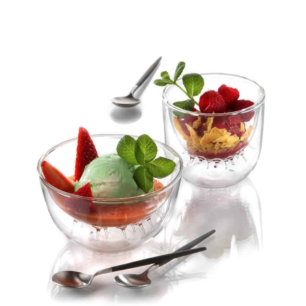 Zieher Amuse Glass Bowls Double Walled 190ml Lifestyle