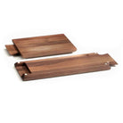 Zieher Connect Wooden Serving Boards Walnut 44.5cm and 31cm Side By Side